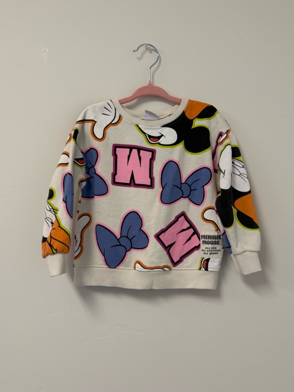Zara Disney Minnie Mouse Sweater - Picture 2 of 3